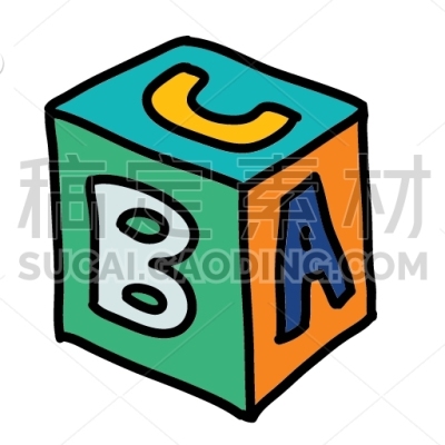Alphabet block