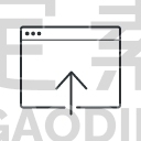 Arrow, Browser, Raise, Rise, Up, Upload, Website, Site, Window, Webpage
