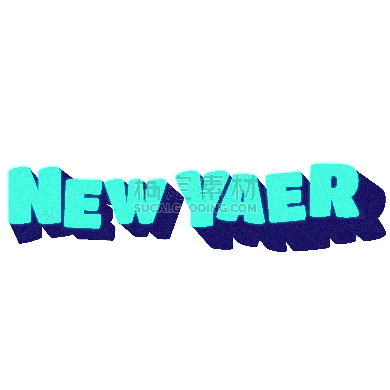 New Year Sticker