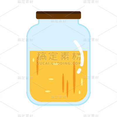 卡通-蜂蜜元素图形-蜂蜜