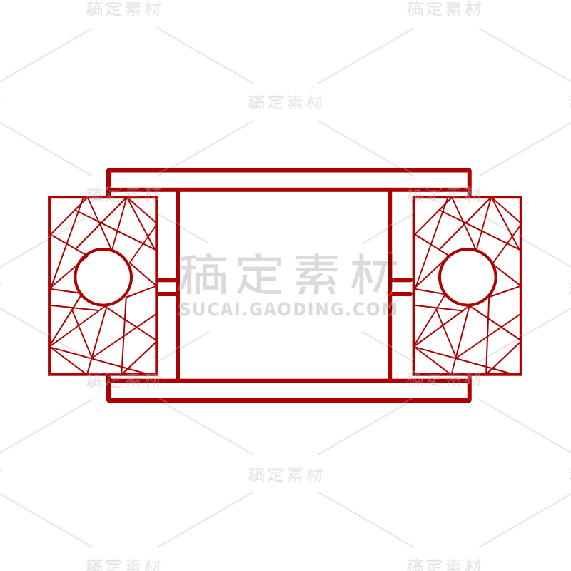 扁平中国风传统边框元素4