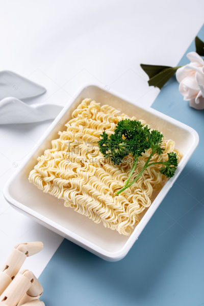 美食系列实景火锅食材方便面
