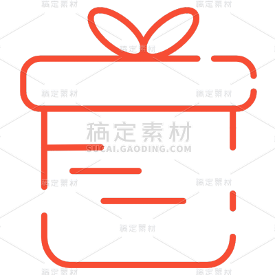 线条几何矢量礼物礼品元素