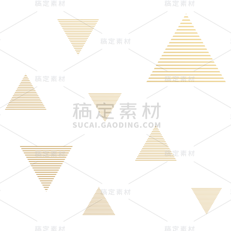 手绘-鎏金几何纹理贺卡装饰元素9