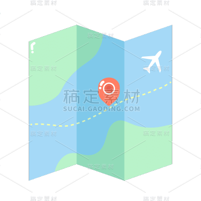 卡通风旅行主题氛围贴纸