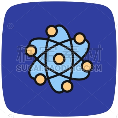 Atom, Research-atom, Microscope-atom, Search-atom