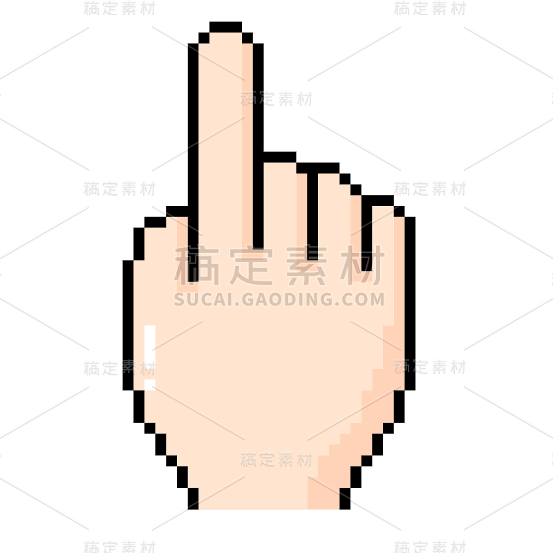 像素风套系贴纸-SVG-表情包