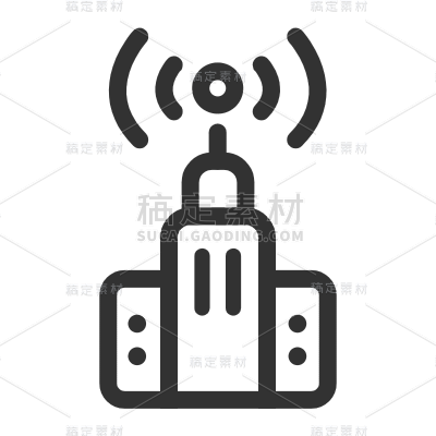 扁平-新闻要素icon-无限电站