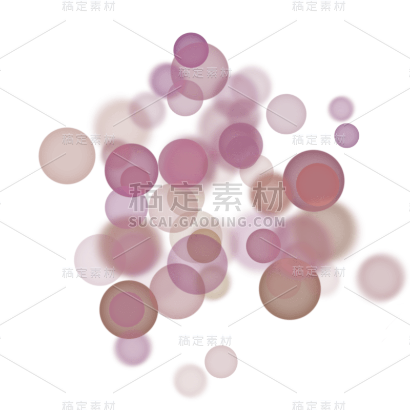 手绘-舞台灯光光斑装饰元素贴纸7