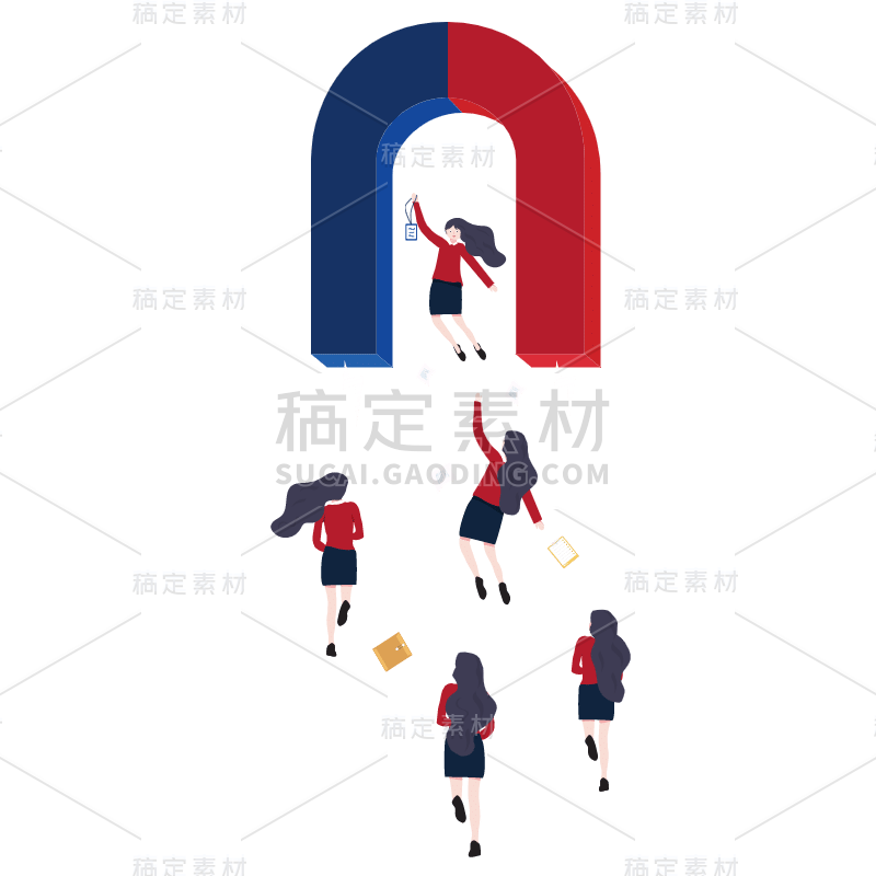 SVG-招聘元素组合贴纸1