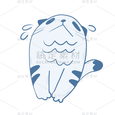 手绘-猫咪贴纸