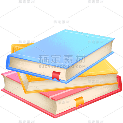 漫画卡通教育培训行业--书.