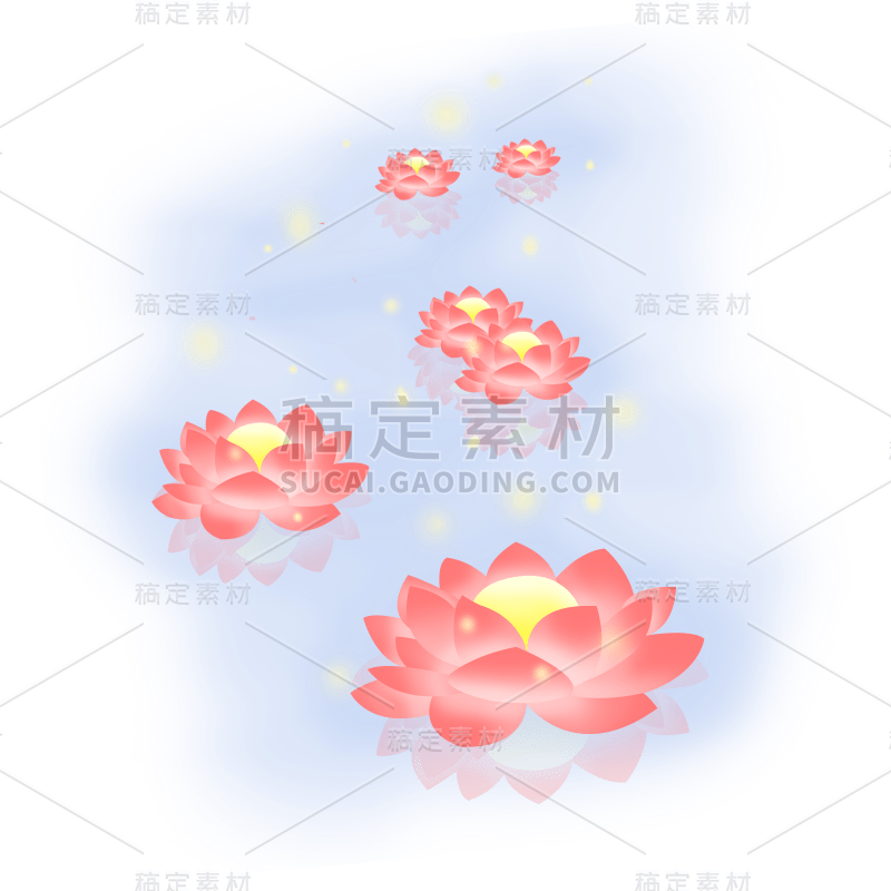 中国风中秋节氛围贴纸