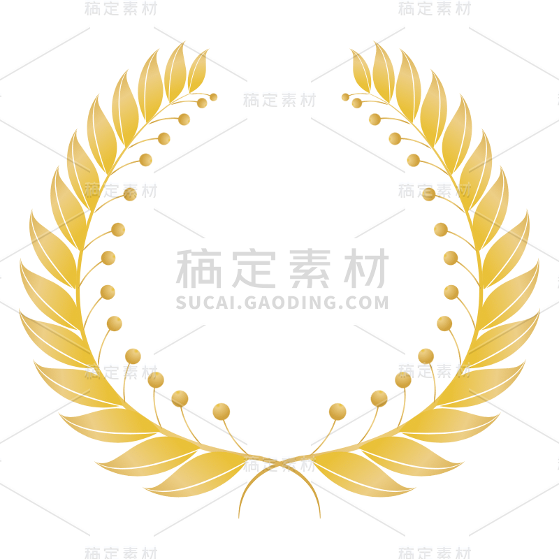 SVG-奥运桂冠元素