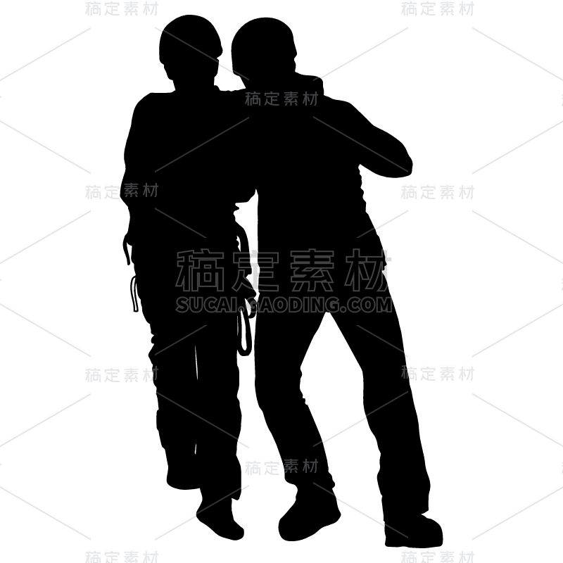 SVG-救援人物元素贴纸