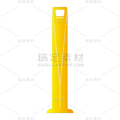 手绘-渐变建筑元素