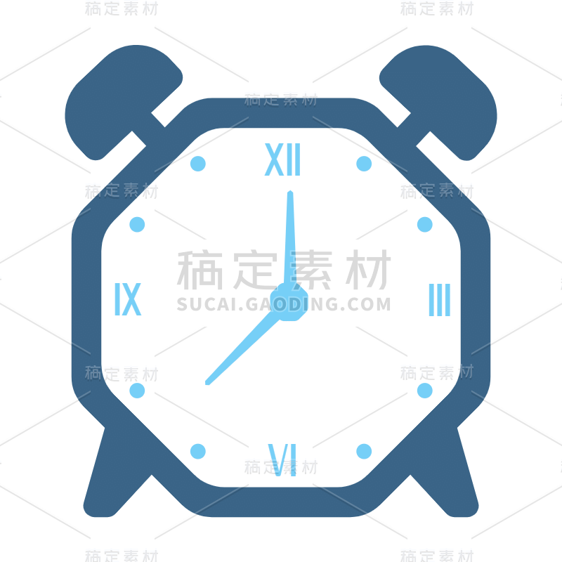 ICON-扁平矢量钟表元素-SVG5