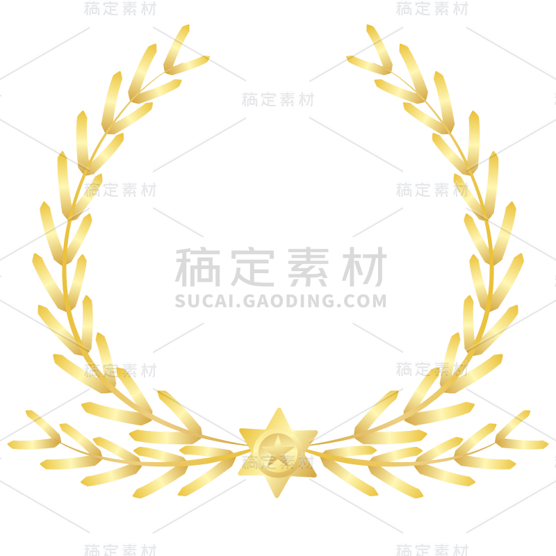 SVG-奥运桂冠元素