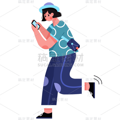 低头族贴纸1