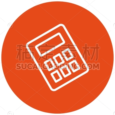 Calculator, Keyboard, Alphabet, Round
