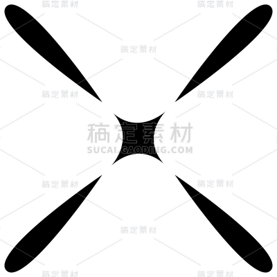 简约线条小红书素材贴纸花朵星