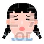 哭泣人物扁平动态贴纸
