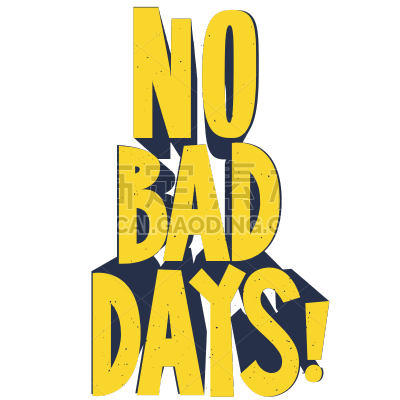 Retro Colorful Text Sticker
