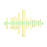 简约声音音波渐变酷炫动态贴纸