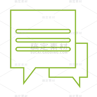 ICON-矢量互联网聊天气泡图标20
