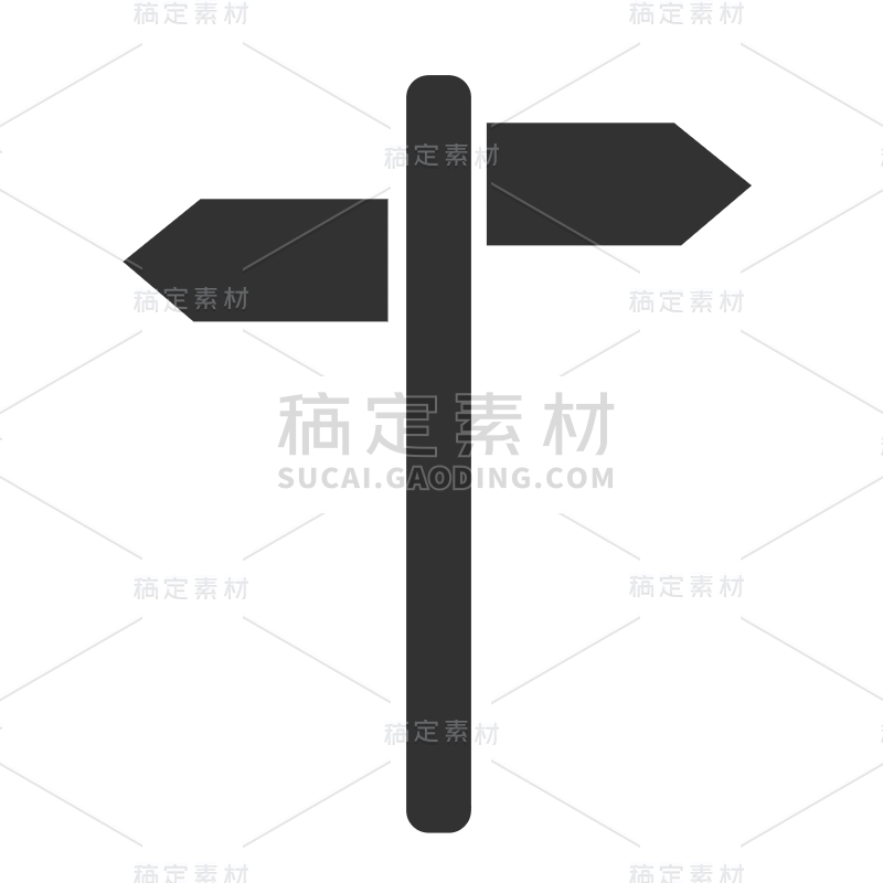 扁平-露营氛围iocn-路标