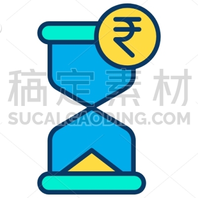 Rupees Clock