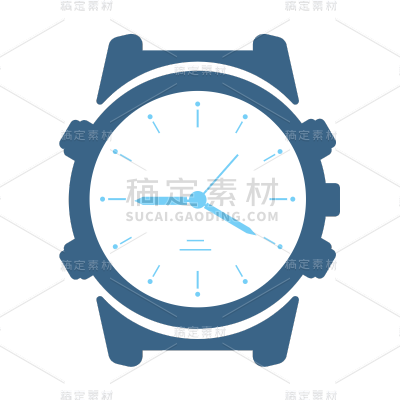 ICON-扁平矢量钟表元素-SVG8