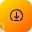 Arrow, Elliepse, Download, Down, Install, Save, Receive