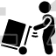 Man Pushing Cart