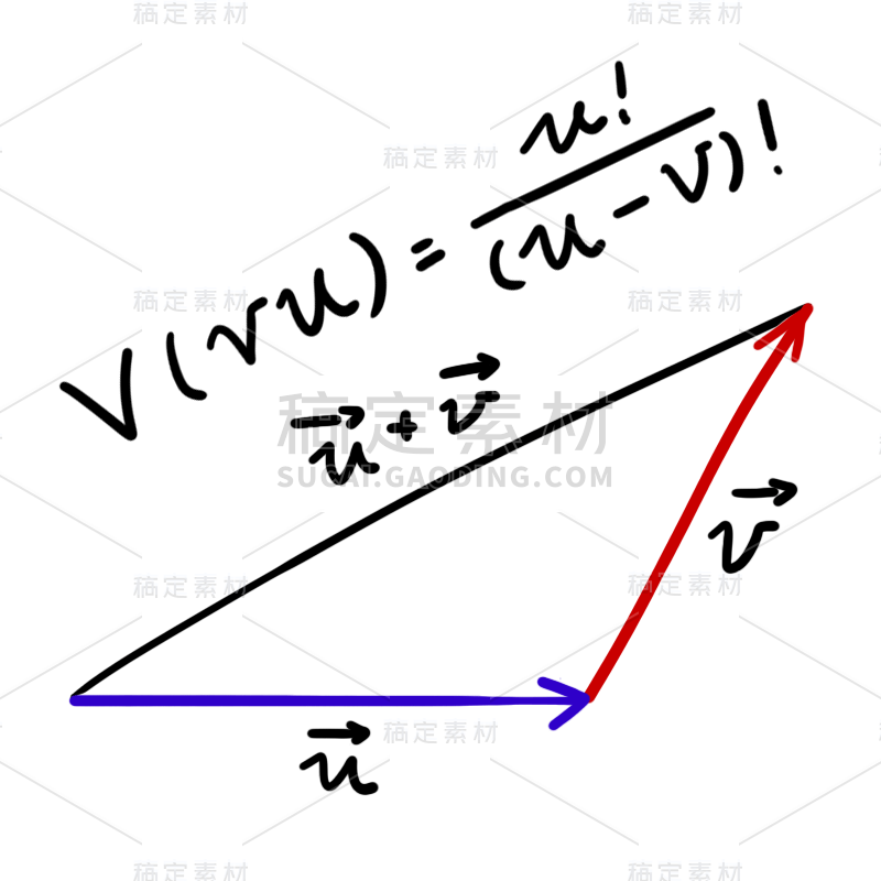 手绘-数学公式教育培训贴纸2