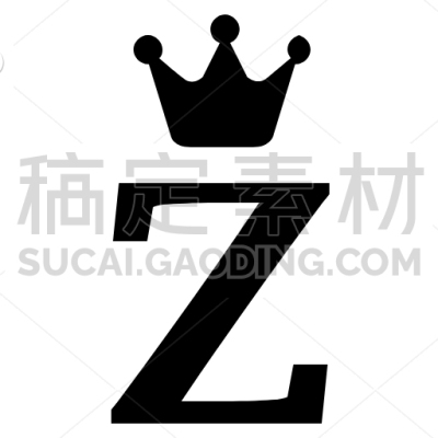 Royal, Alphabet, Crown, Letter, English, Z