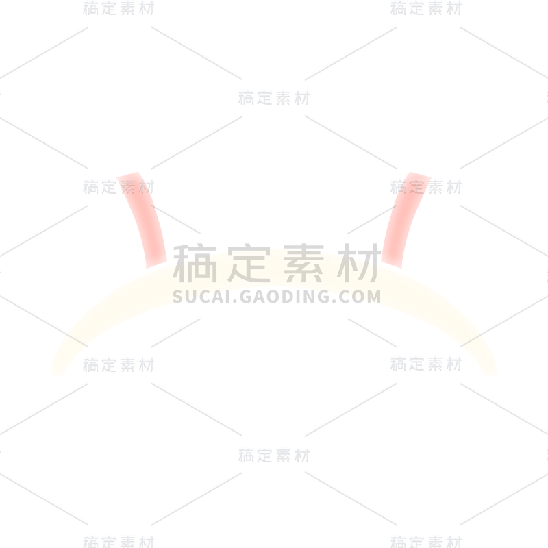 卡通发光脸部装饰贴纸