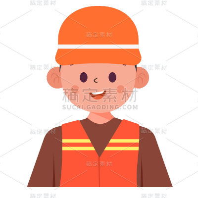 ICON-人物头像职业元素-工人1