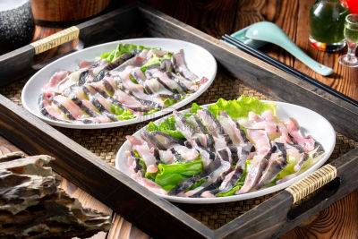 美食系列实景川菜火锅食材鱼片