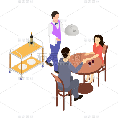 2.5D-酒店旅游元素人物贴纸3-SVG10