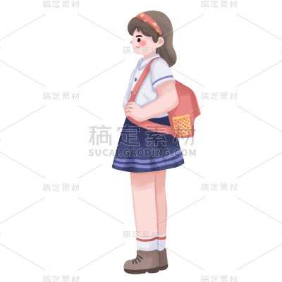 手绘-学生元素