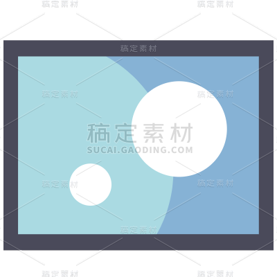 高质量人物插画-相框