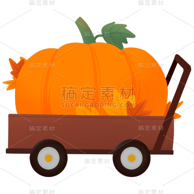 手绘-感恩节氛围节日元素贴纸4