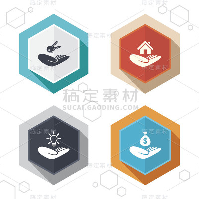 帮助图标。保护和保险