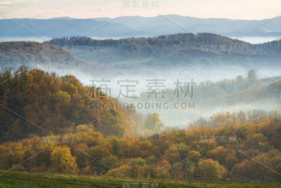 分层模糊景观