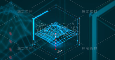 科幻hud数据分析大数据搜索概念扫描hud未来数据搜索技术报告