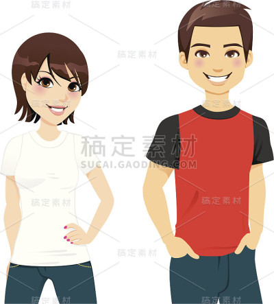 夏天的t恤夫妇