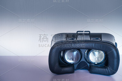 虚拟现实眼镜，未来技术设备概念