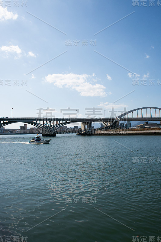 广岛县沿河风景