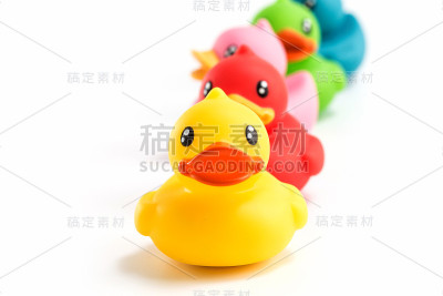 可爱的玩具鸭子